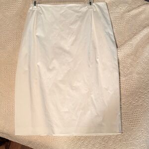 Elie Tahari Cream Pencil Skirt